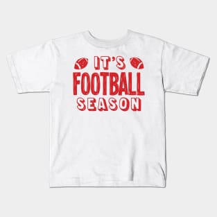 It's Football Season - Red Kids T-Shirt